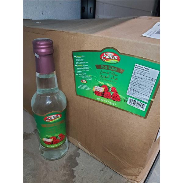 Salem Rose Water Case lot of 24 x 275ml