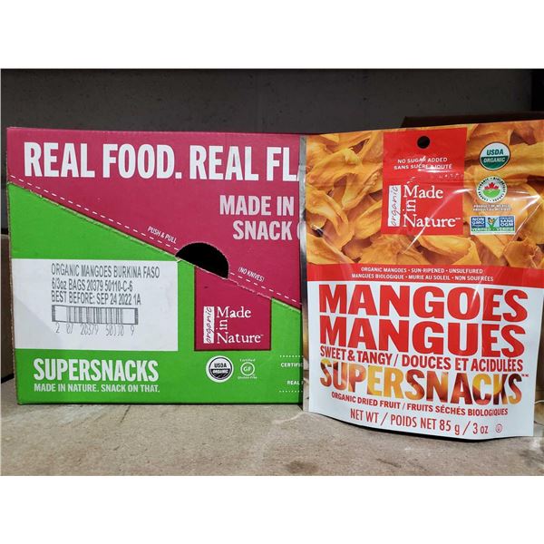 Real Foods Super Snacks Mangoes 6x85g
