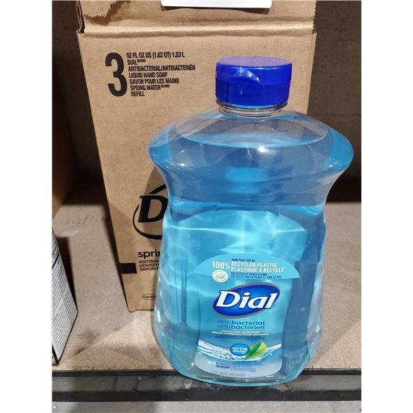 Dial Antibacterial Hydrating Hand Soap 3x1.53L