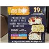 Image 1 : Smart Life Protein Bars 3 Flavor Variety Pack  18x 50g