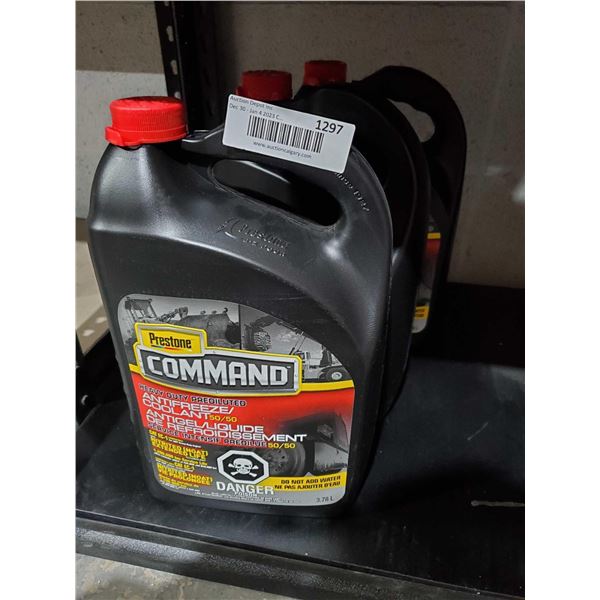 Prestone Command Heavy Duty PreDiluted Antifreeze/ Coolant 3x3.78L