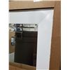 Image 3 : Images 2000 26.5x34.5" Beveled Wall Mirror with White Frame