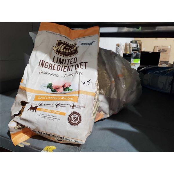 Merrick Limited Ingredient Grain & Potato Free Chicken Recipe Cat Kibble 5x4Lbs