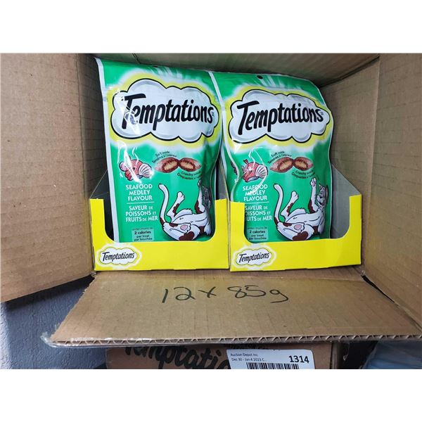 Temptations Seafood Meledy Cat Treats 12x85g
