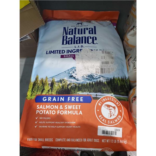 Natural Balance Limited Ingredient Small Breed - Salmon & Sweet Potato Dog Kibble 12 lbs