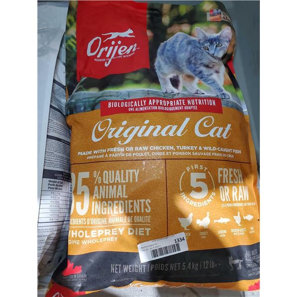Orijen Chicken, Turkey & Fish Cat Kibble 12 Lbs