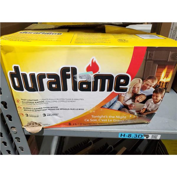 Duraflame Fast Lighting Fire Log - 6x 4Lb Logs