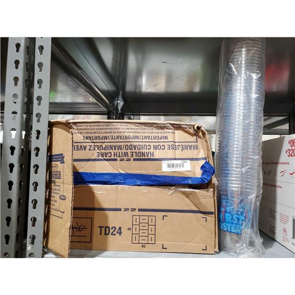 600 count - 25oz Plastic Printed Cups