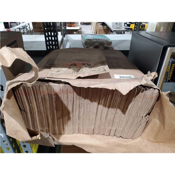 1000 Count Large A&W Brown Paper Bags