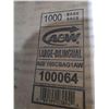 Image 2 : 1000 Count Large A&W Brown Paper Bags