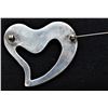 Image 5 : Sterling Silver Heart Pin