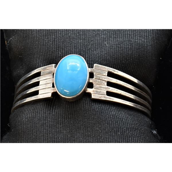 Sterling Turquoise Cuff Bracelet