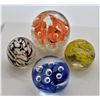 Image 1 : 4 Murano Glass Paperweights