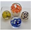 Image 2 : 4 Murano Glass Paperweights