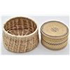 Image 4 : 4 Ethnic Wicker Baskets