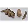 Image 3 : 3 Native American Stone Animal Fetishes