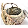 Image 5 : Large Multi Toned Wicker Market Basket