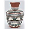 Image 2 : Native American Navajo Etched Pottery Vase