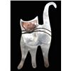 Image 1 : Silver Tone Kitty Cat Pin with Copper Face