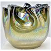 Image 2 : Iridescent Curved Edge Hand Blown Bowl