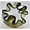 Image 5 : Iridescent Curved Edge Hand Blown Bowl