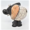 Image 2 : Raku Pottery Glazed Elephant