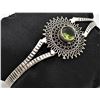 Image 2 : Sterling Peridot Cuff Bracelet