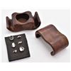 Image 1 : 6 Sterling Rings with Wood Trinket Box