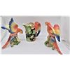 Image 1 : Three 1986 Fitz and Floyd Ceramic Parrots