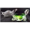 Image 1 : 2 Glass Turtle Paperweights
