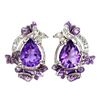 Image 1 : Natural Amethyst Earrings