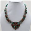 Image 1 : Tibet Natural Stone Tribal Queen Royal Necklace