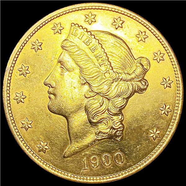 1900 $20 Gold Double Eagle UNCIRCULATED