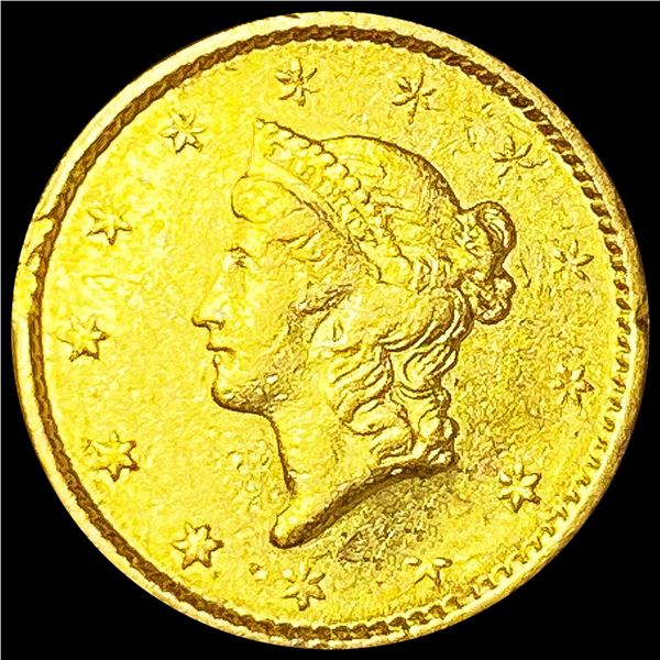 1851 Rare Gold Dollar ABOUT UNCIRCULATED
