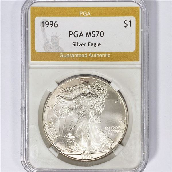 1996 American Silver Eagle PGA MS70