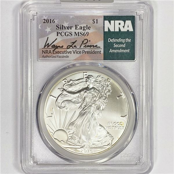 2016 A.S.E. NRA Exec. VP Signed PCGS MS69