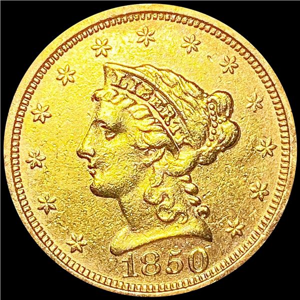 1850 $2.50 Gold Quarter Eagle CLOSELY