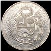 Image 2 : 1888 Peru Silver 1 Sol UNCIRCULATED