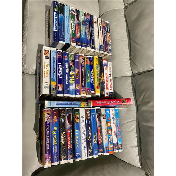 Lot of vhs movies