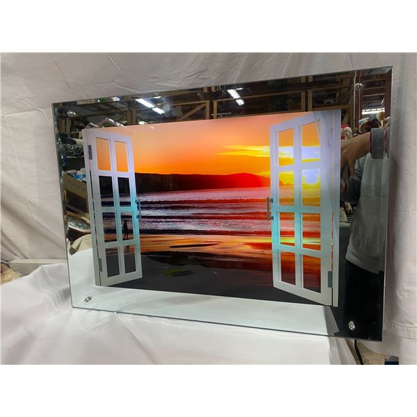 Light up beach sound mirror