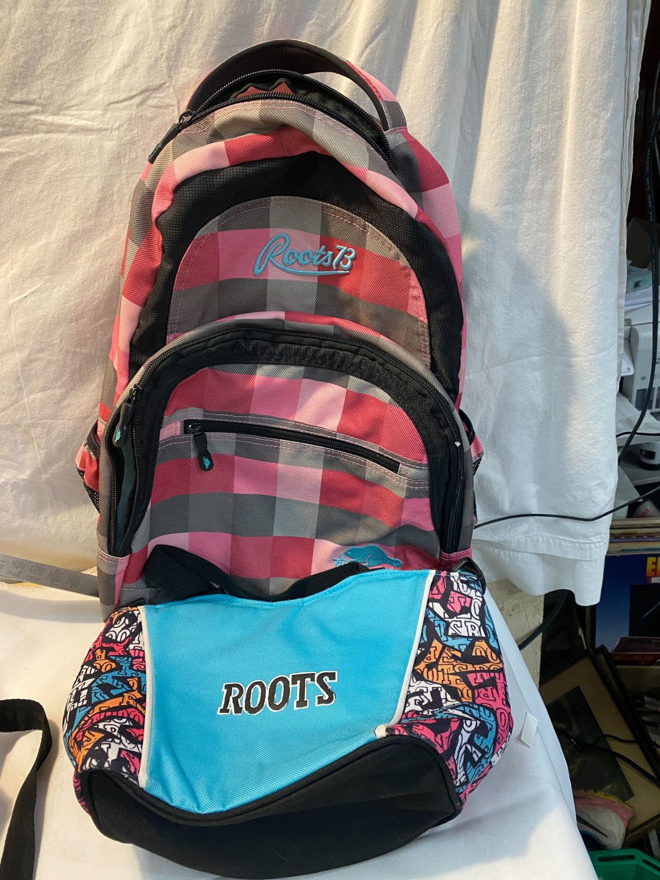 90s Roots Backpack Roots back pack and lunch bag