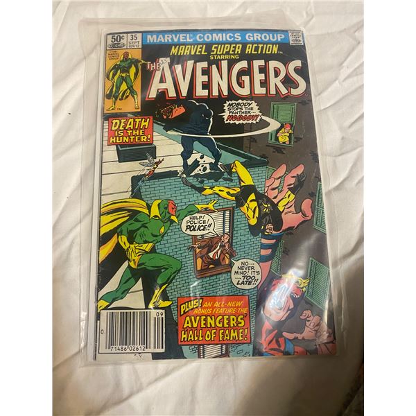 Marvel super Action Staring The Avengers