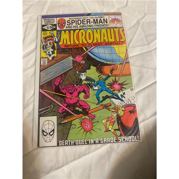 Marvel The Micronauts return to planet earth