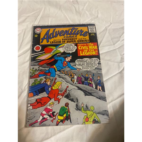 DC Adventure comics staring superboy and the legion of super heroes