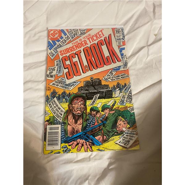 DC this is your "surrender ticket" SGT Rock