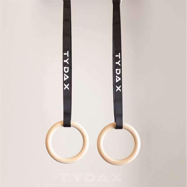 COMP WOODEN RINGS (PAIR) 8' STRAP