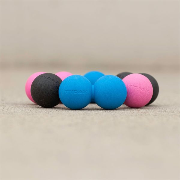 1 DOUBLE PEANUT MASSAGE BALL-PINK