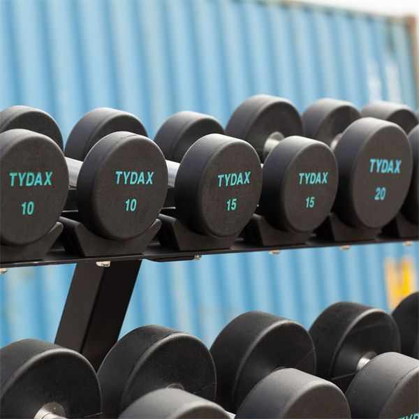 PRO RUBBER DUMBBELL - 15LB (PAIR)