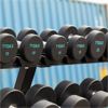 Image 1 : PRO RUBBER DUMBBELL - 15LB (PAIR)