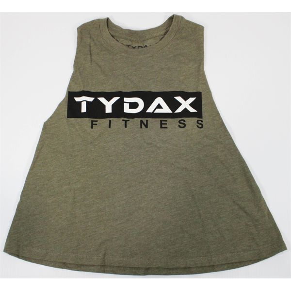 CLASSIC CROP TANK - OLIVE - XL